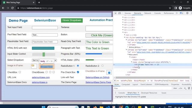 Selenium with Python Tutorial - 31 : frames / iframes handling (part 2) смотреть онлайн