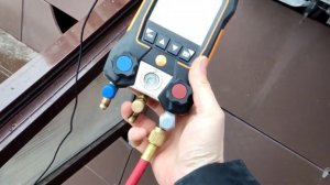 Testo 550s / Ремонт сплит системы aksioma / Шумит наружный блок