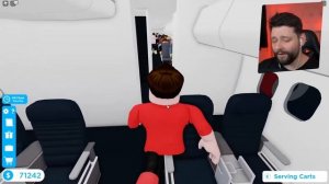 The CRASH LANDING Emergency In Cabin Crew Simulator (Roblox)