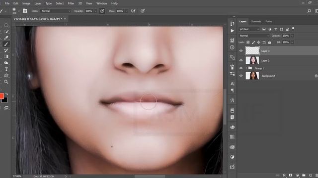 How to retouch Dark to Light Skin Tone in Photoshop CC | Free Tutorial смотреть онлайн