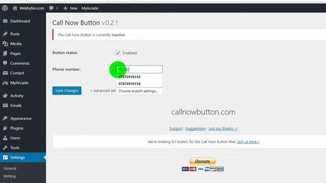how to add call now button on WordPress смотреть онлайн