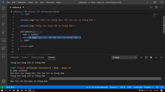 JavaScript bất đồng bộ - Callback, Promise, Async/Await - Bài 2 - Sai lầm cơ bản khi xử lí смотреть онлайн