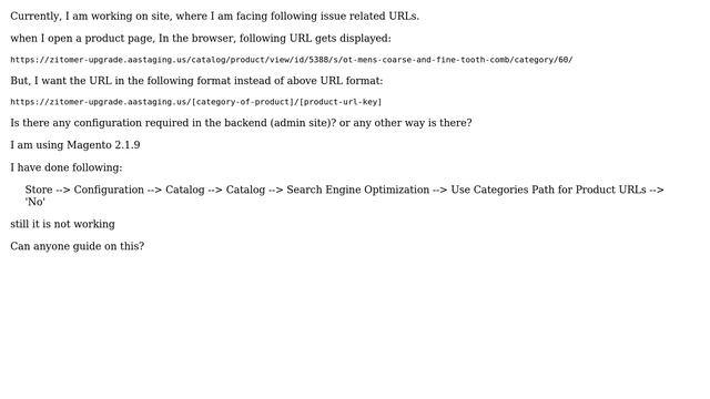 Magento: How to get rid of this URLs for product page? смотреть онлайн
