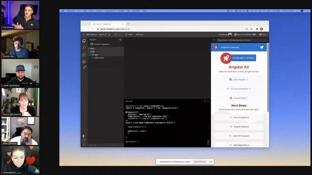 AngularAir - StackBlitz with Eric Simons and Dominic Elm смотреть онлайн