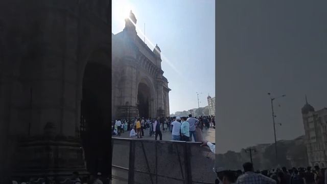 Ворота Индии в Мумбае. #india смотреть онлайн