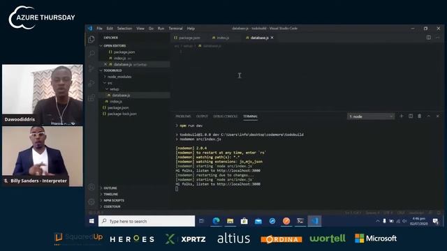 Dawood Iddris - Building a Web App with Cosmos DB and Nodejs on Azure смотреть онлайн