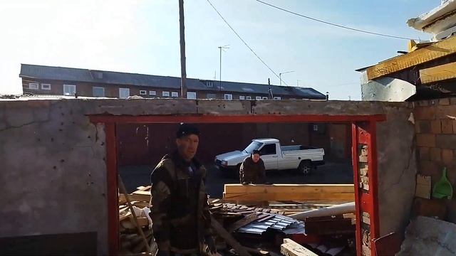 Гараж мечты растет вверх. Реконструкция крыши. смотреть онлайн