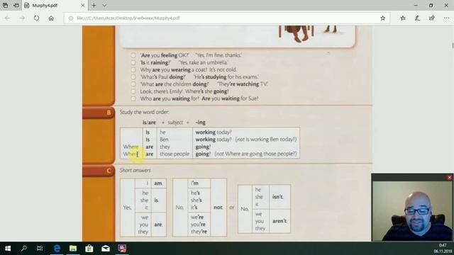 Lesson 4 - Present Continuous Tense2 /Настоящее продолженное время смотреть онлайн