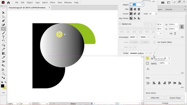 Ellipse Tool in Illustrator смотреть онлайн
