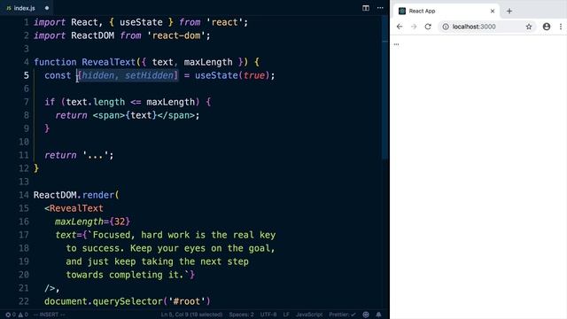 The useState Hook смотреть онлайн