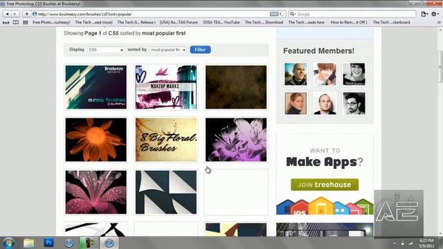How To Install Custom Fonts/Brushes Into Photoshop [Windows 7 or Vista] смотреть онлайн