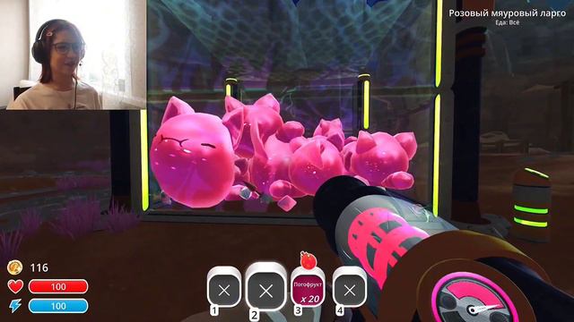 играем в "Slime Rancher" часть 1.2 // Откормили первого гордо смотреть онлайн