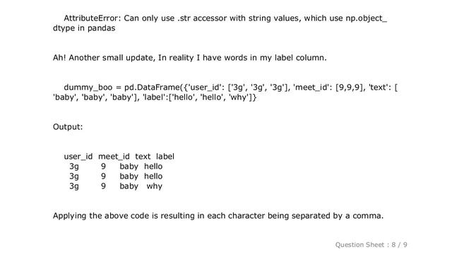 Pandas : Groupby on pandas dataframe and concatenate strings with comma based on the frequency of v смотреть онлайн