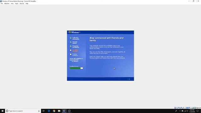 Installing Windows XP Home Edition in VirtualBox смотреть онлайн