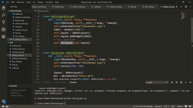 Dialog specification in python project || Python Course смотреть онлайн