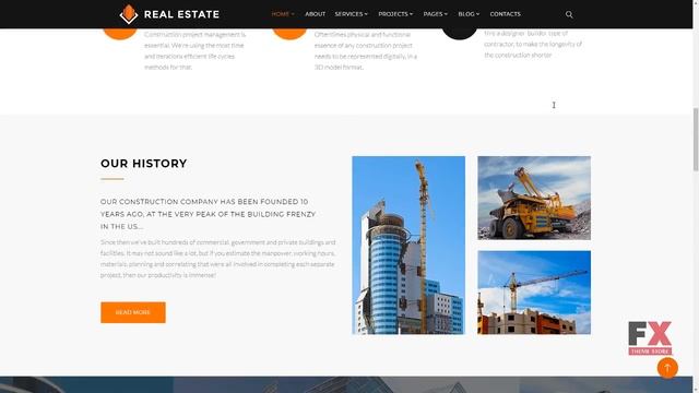 Real Estate - Construction Company Website Template TMT Jerred Logan смотреть онлайн