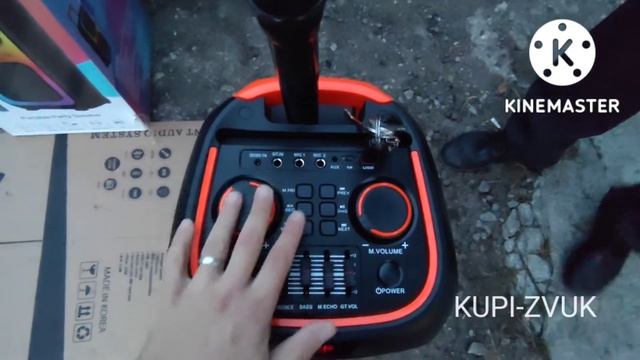 Qisheng портативная колонка NDR 400W смотреть онлайн