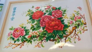 Посылка из Китая с новыми наборами. Вышивка крестом по нанесёнке.