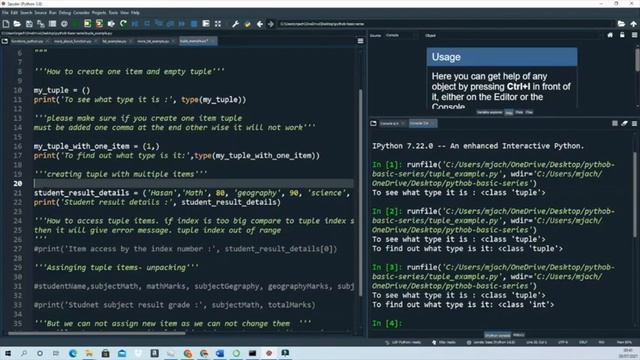 Tuple in python part -16 смотреть онлайн
