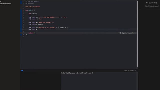 Div and Modulo - C++ Programming смотреть онлайн