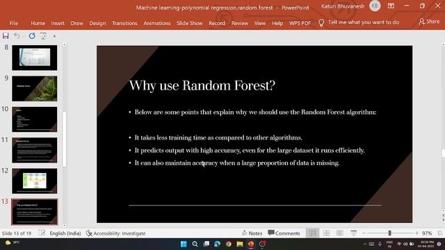 Machine learning-polynomial regression, random forest algorithm смотреть онлайн