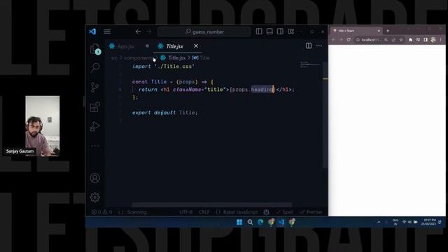 Day 2 | Props, State, and Basic Hooks | React.js Essentials Bootcamp (3 Days) смотреть онлайн