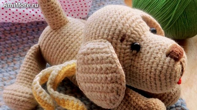 Амигуруми: схема Щенок Тошка. Игрушки вязаные крючком - Free crochet patterns.