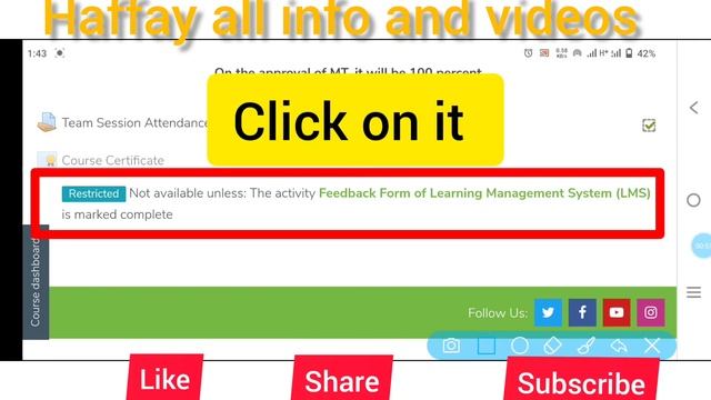 How to resolve Feedback form Error of any Course | Easy Trick | LMS Feedback Form Solution смотреть онлайн