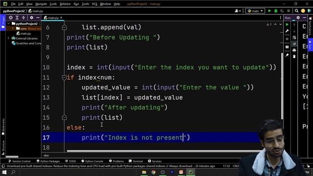 Python List Operations: Input, Output, Update, Insert, and Search #108 смотреть онлайн