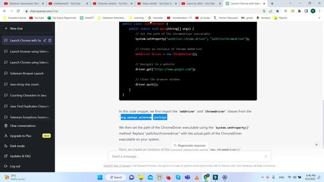 Selenium Automation Testing Using ChatGPT | How to use ChatGPT software testing |#chatgpt #testing смотреть онлайн