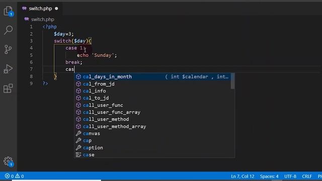 Switch Statement in PHP - Nepali | Ep 10 | PHP for Beginners | पिएचपीको स्वीच स्टेटमेन्ट के हो ? смотреть онлайн