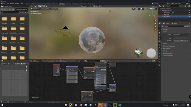 How to Make the Moon in 1 Minute - Blender смотреть онлайн