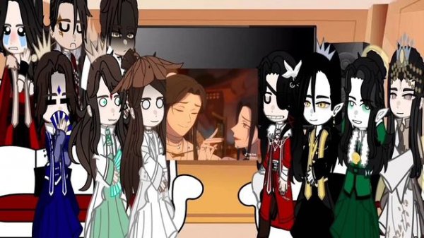 Tgcf react to Hua Cheng/He Xuan. Реакция БН на Черноцветы. НА ЗАКАЗ