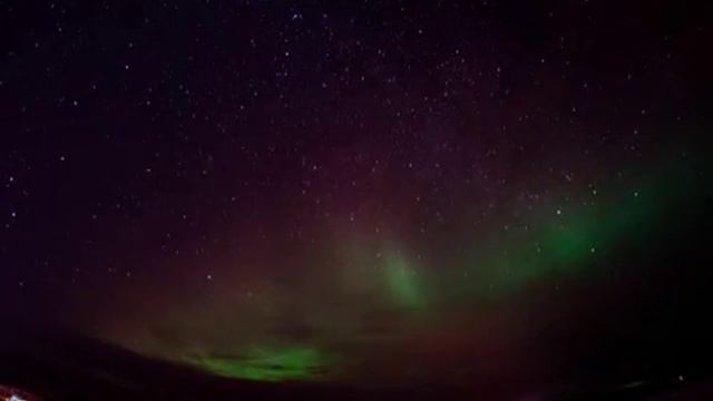 20100111 Northern Lights in Yllas, Finland. смотреть онлайн