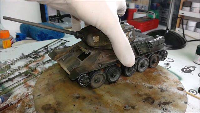 T34/85 Zvezda Model 1/35From Start to Finish Part3 1080p HD GoPro&Huawei P9 lite Nicon D3300 HD смотреть онлайн