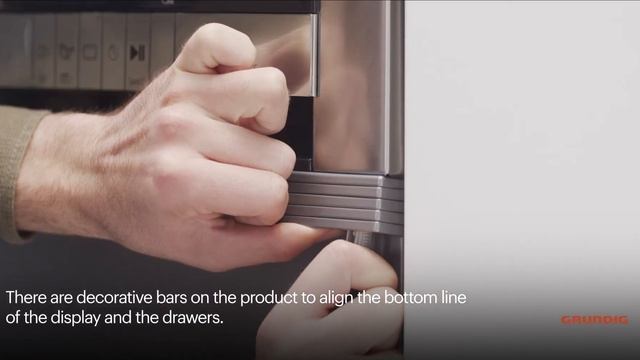 How To Install Your Grundig Semi Built-In Dishwasher? | GRUNDIG