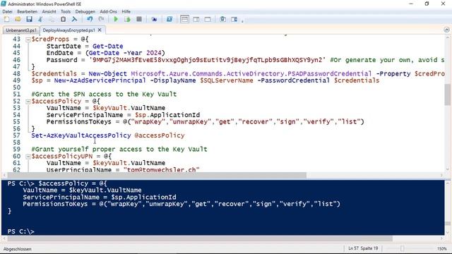 Azure Tip: Mit der PowerShell Azure SQL Always Encrypted vorbereiten смотреть онлайн