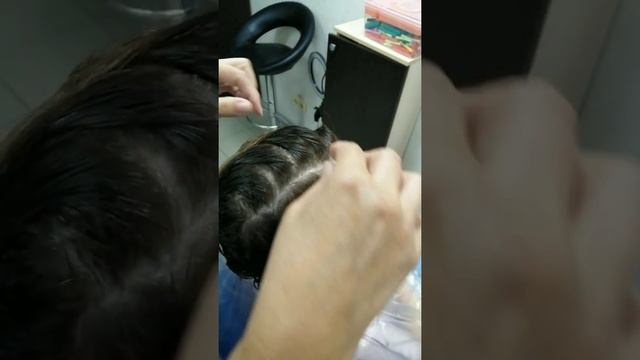 Биозавивка и реконструкция волос на порошковый блонд и флиссинг смотреть онлайн