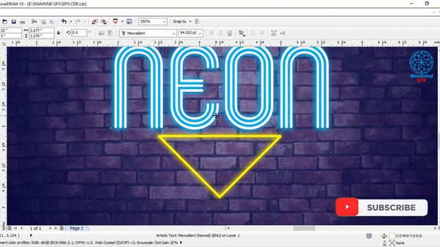 #Coreldraw_Tutorial | How To Design Neon Letter In Coreldraw | #Romit_Meghani | #Designing #Graphic смотреть онлайн