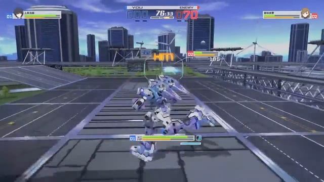 To Aru Majutsu no Virtual-On - Gameplay смотреть онлайн