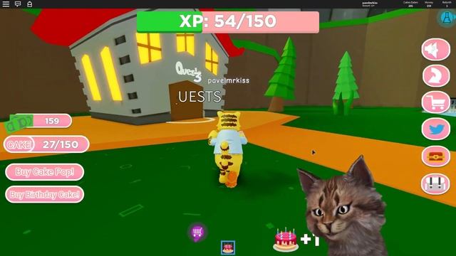 СИМУЛЯТОР ОБЖОРЫ - Cake Simulator Roblox. смотреть онлайн