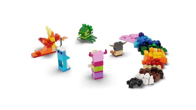 LEGO ЛЕГО Classic Творческие монстры 11017 смотреть онлайн