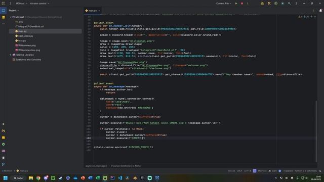 MC-HOST24: Level System mit Datenbanken (MySQL) Part 1 - Python Discord Bot Tutorial | S01 - F05 смотреть онлайн