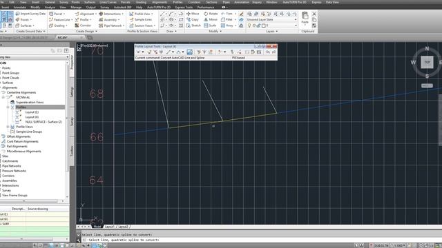 How to Create Profile From Polylines in Civil 3D смотреть онлайн