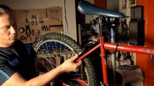 как выровнять, убрать, отцентровать колесо велосипеда. часть 1