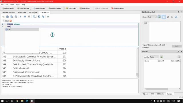 DB Browser SQL Tutorial #6 SQL UPDATE смотреть онлайн