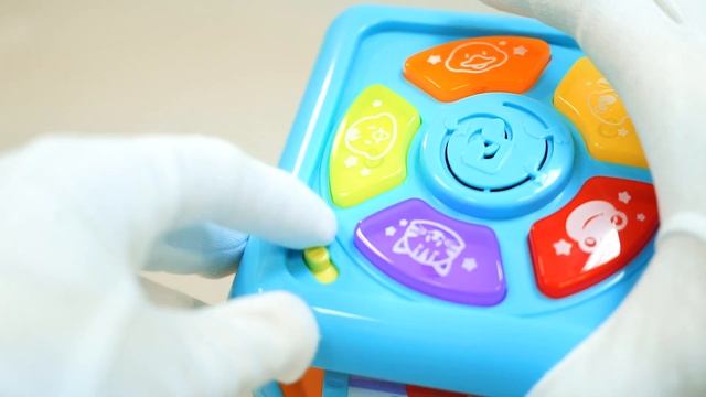 Обзор Развивающего кубика BabyGo со светом и музыкой. (interactive cube babyGo) смотреть онлайн