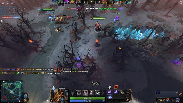 Dota2 Патч 7 33 Калибровка на Сале (Silencer) #dota2 #gameplay смотреть онлайн