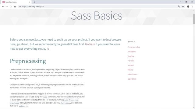 Avantages et Installation de SASS смотреть онлайн