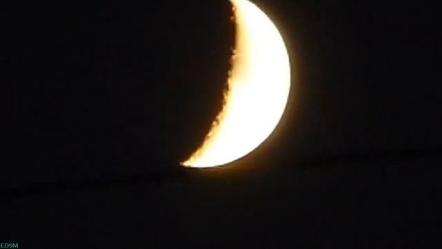 Луна над Москвой 29 октября 2014